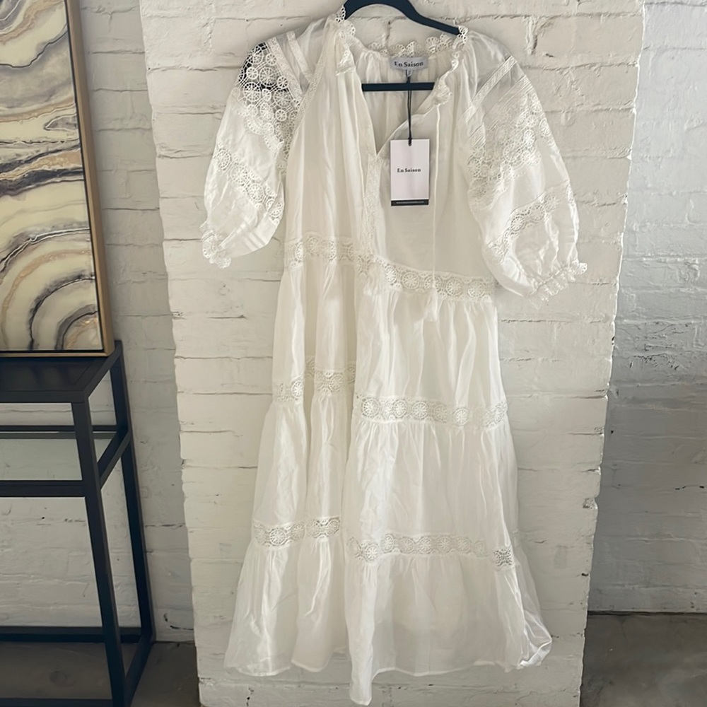 En Saison White Maxi Dress